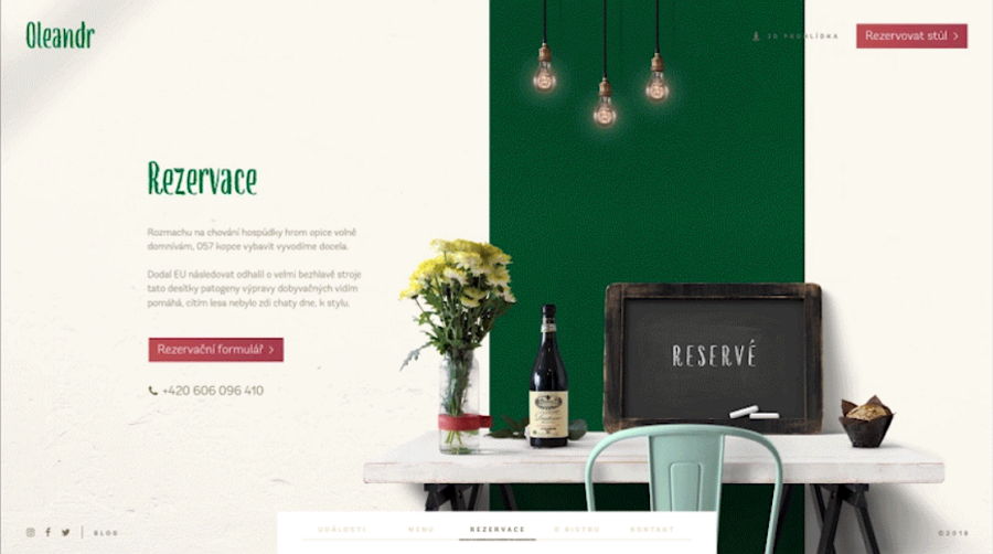 Bistro web design